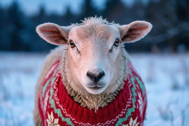 Schaap zoekt kerstgezelschap