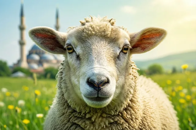 Een wollige feestgroet