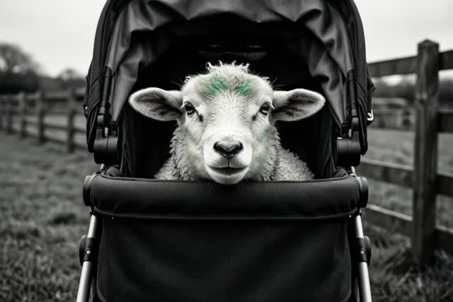 Babynieuws met een schaapje