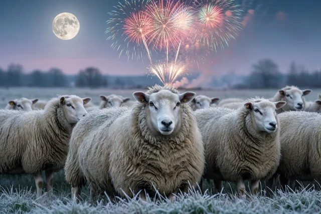 Wollige wensen onder de maan