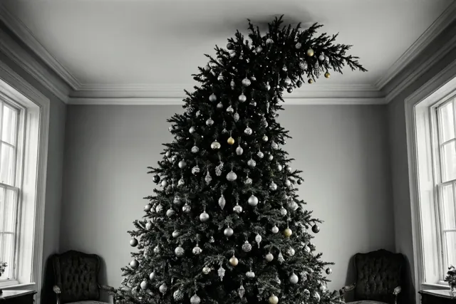 Deze kerstboom kent geen grenzen