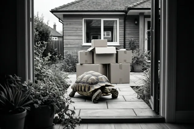 Schildpad heeft geen haast