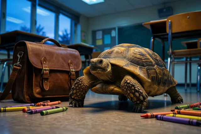 Schildpaddenrust na de les