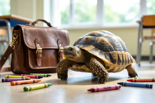 Schildpaddenpas voor een fijne leerkracht
