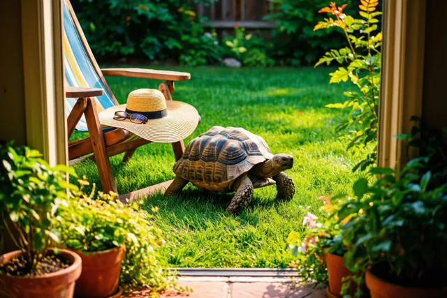Met pensioen op schildpaddentempo