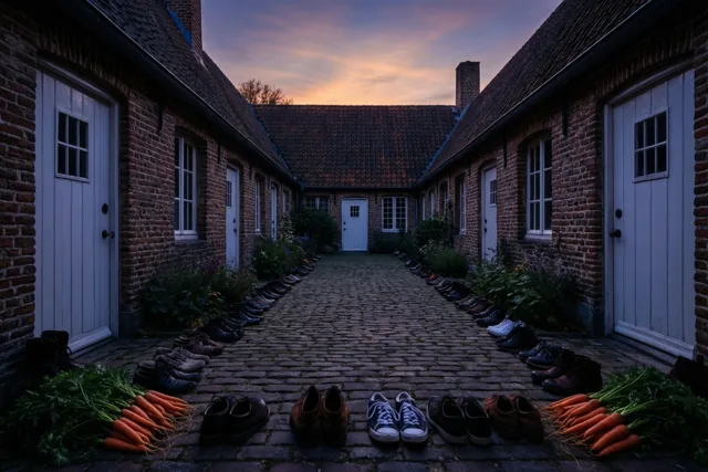 Sintenavond aan de witte deuren
