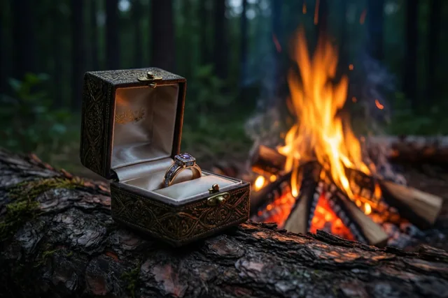 Het bos viert jullie liefde