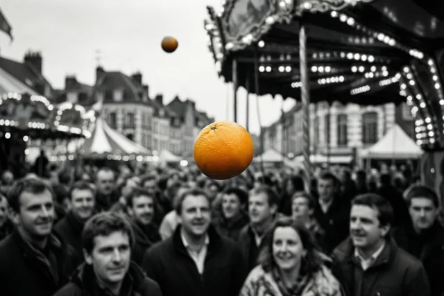 Een oranje carnavalsknipoog