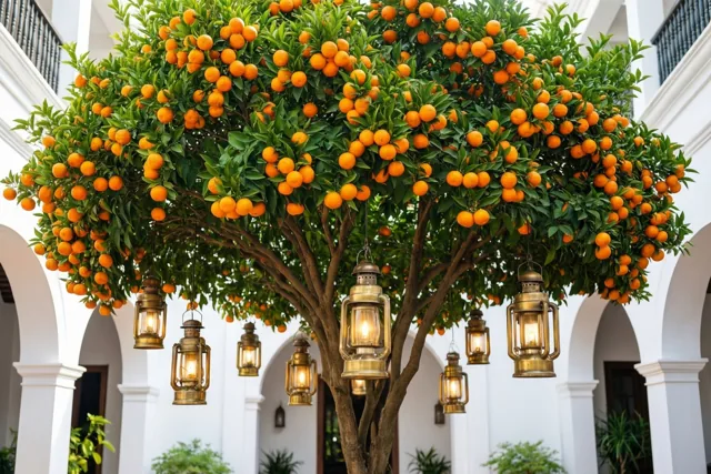 Lichtjes in het groen