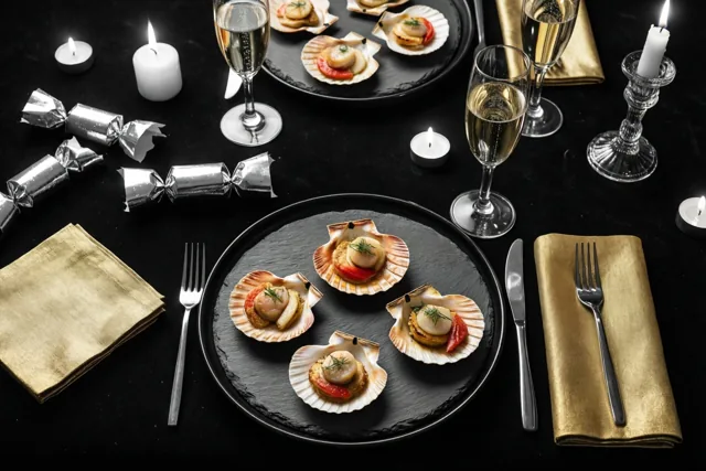 Gouden wensen aan tafel