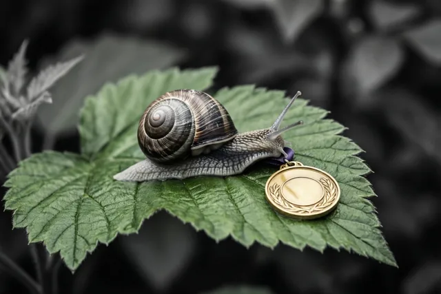 Een slak verdient ook goud