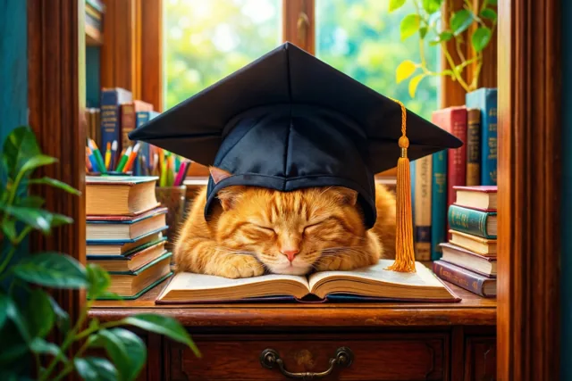 Uitgeblokt, zegt de kat