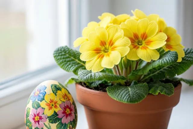 Paasbloemen voor je raam