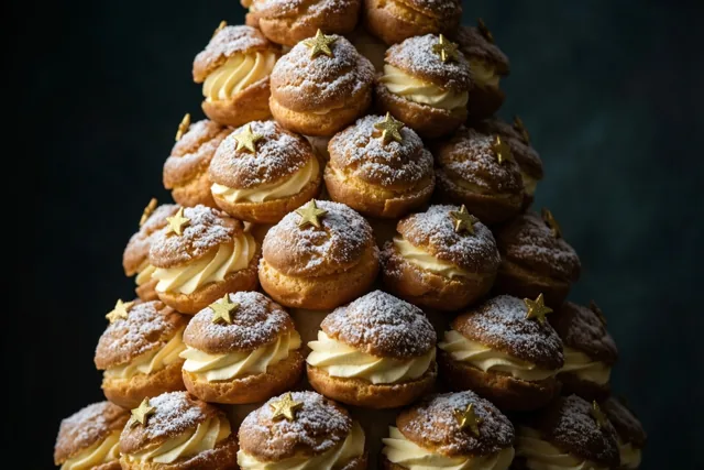 Een toren vol kerstlekkers