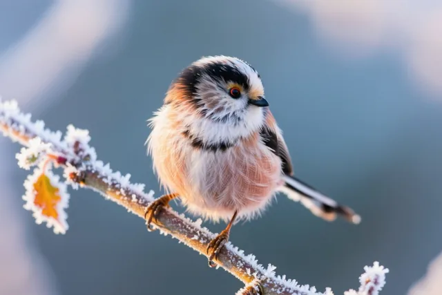 Een pluizige wintergroet