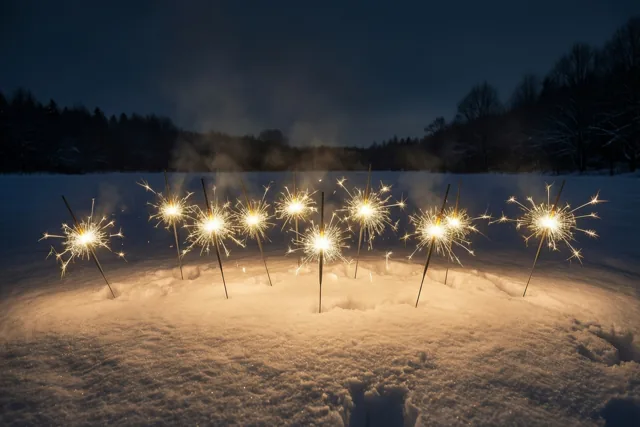 Een sprankelend begin in de sneeuw