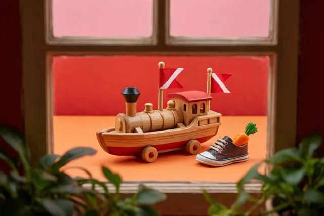 Klein bootje voor de Sint