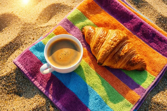 Weekendontbijt op het strand
