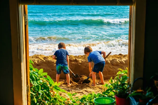 Een doorkijkje naar strandpret