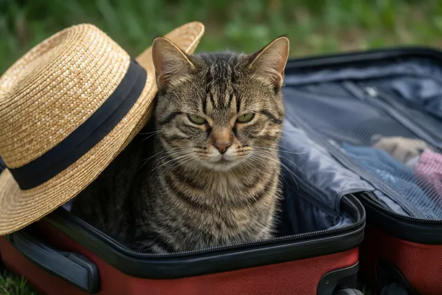 Zonder de kat geen vakantie