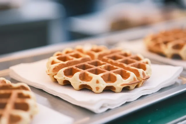 Een wafel en een glimlach
