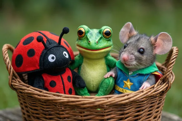 Supermuis en vriendjes vieren carnaval