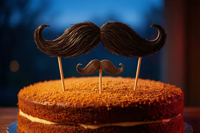 Taart voor papa en minisnor