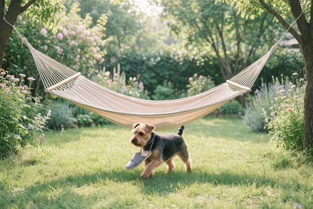 Hond mee, pensioen begonnen