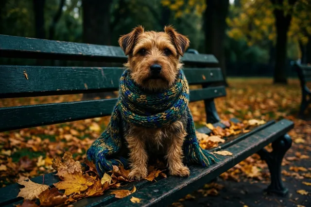 Een sjaaltje tegen de herfstkou