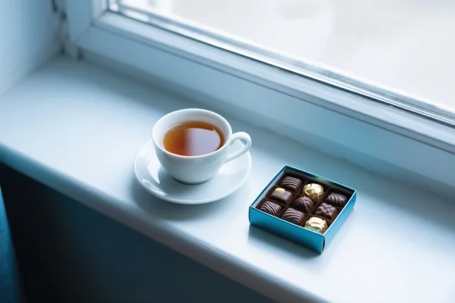 Thee, pralines en een dankjewel