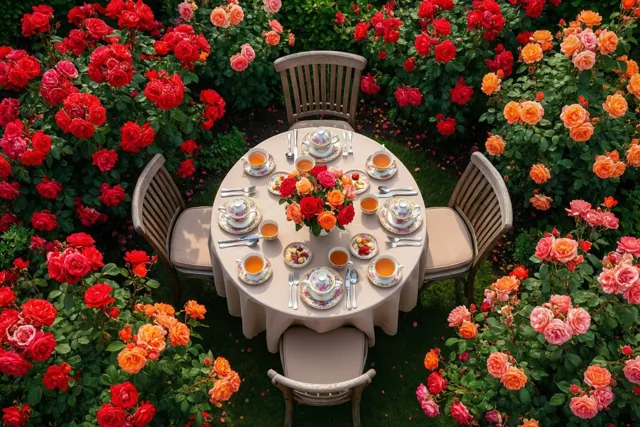Kom erbij tussen de bloemen