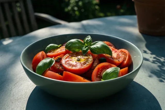 Tomaten in de zon