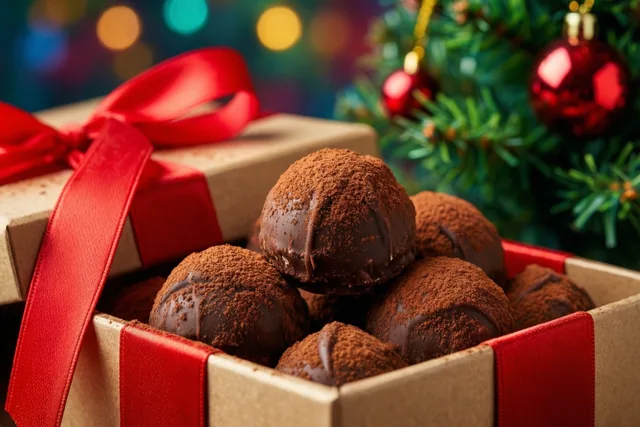Een doosje zoete kerstwensen