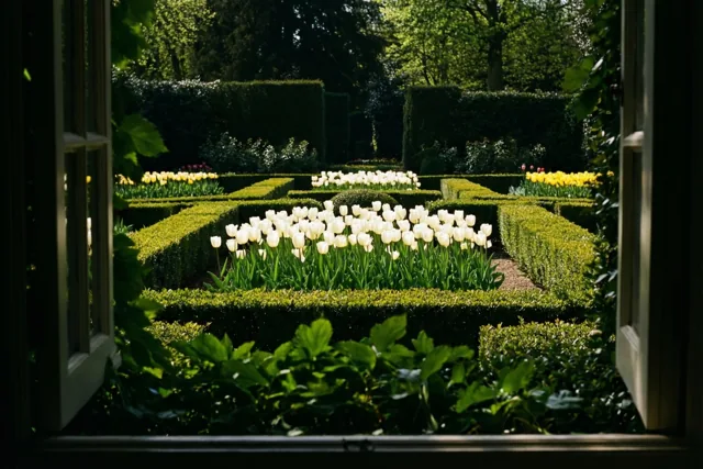 Het raam naar de lente