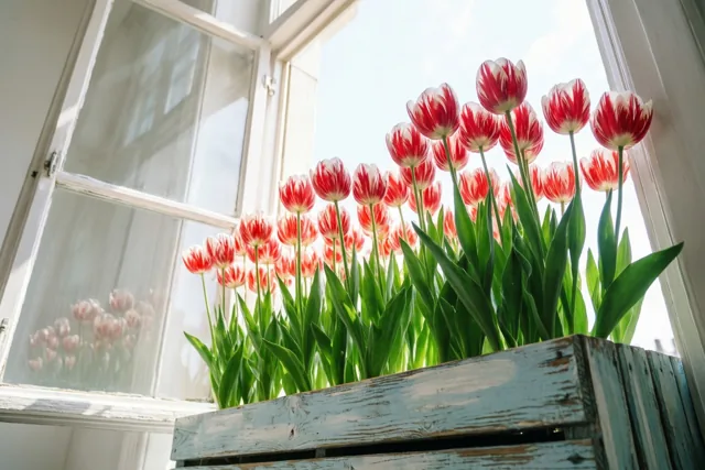 Tulpen laten de lente binnen