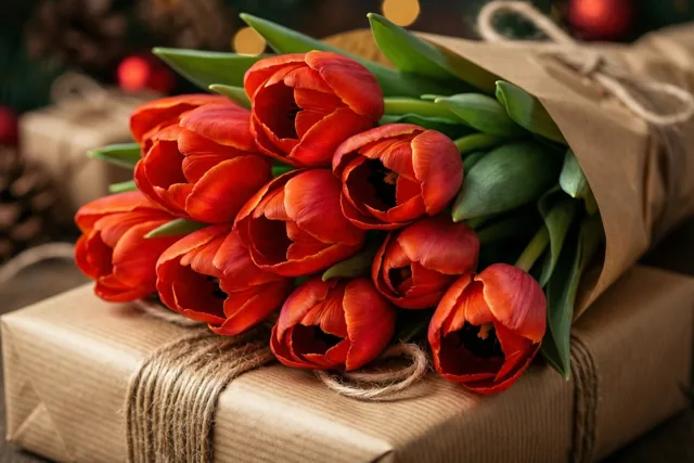 Tulpen voor onder de kerstboom