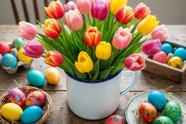 De lente schuift mee aan