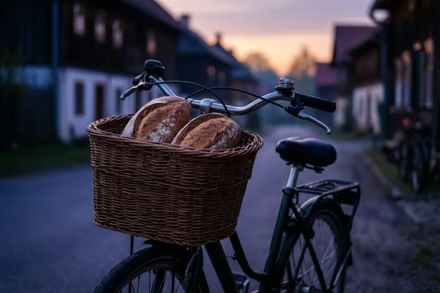 De dorpsmorgen begint met brood
