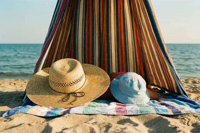 Grootouders, ons strandplekje blijft