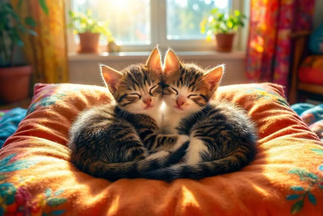 Nog even soezen, kleine katjes