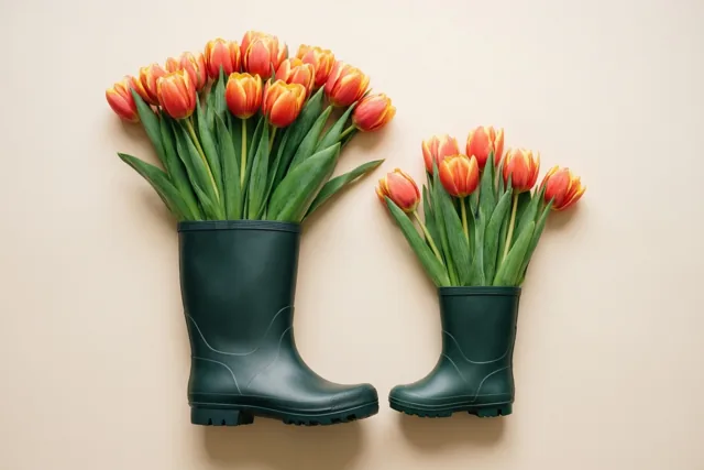 Bloemenlaarsjes voor lieve mama