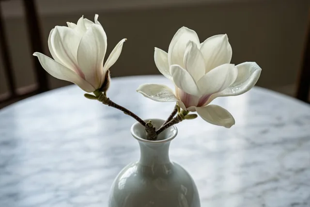 Twee bloemen vol lente