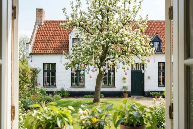Een raam vol paaslente