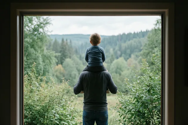 De wereld zien met papa