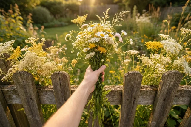 Sorry met een boeket veldbloemen