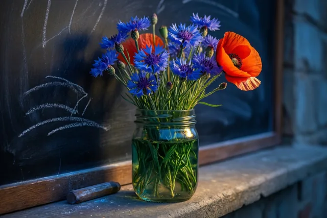 Veldbloemen voor de leerkracht