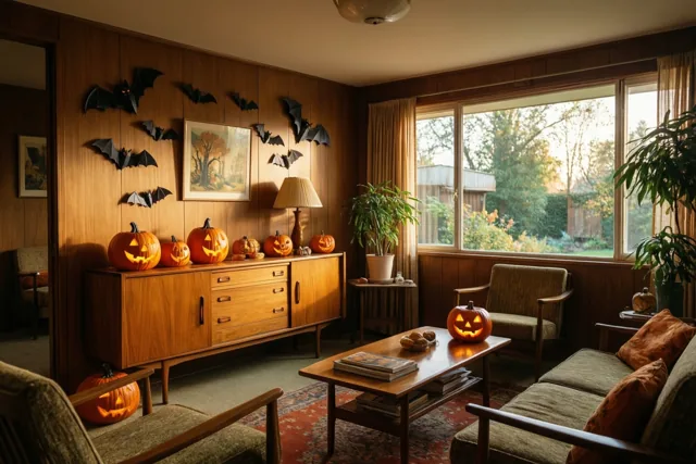 Halloween bij het retrobuffet