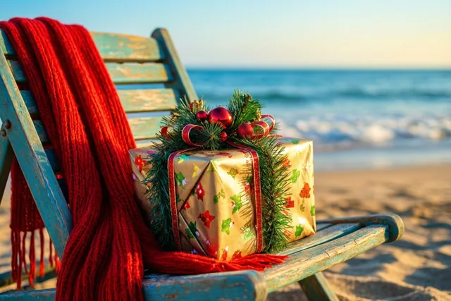 Kerst verrast aan de kust
