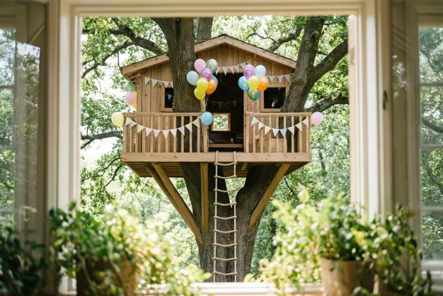 Een boomhut voor je verjaardag