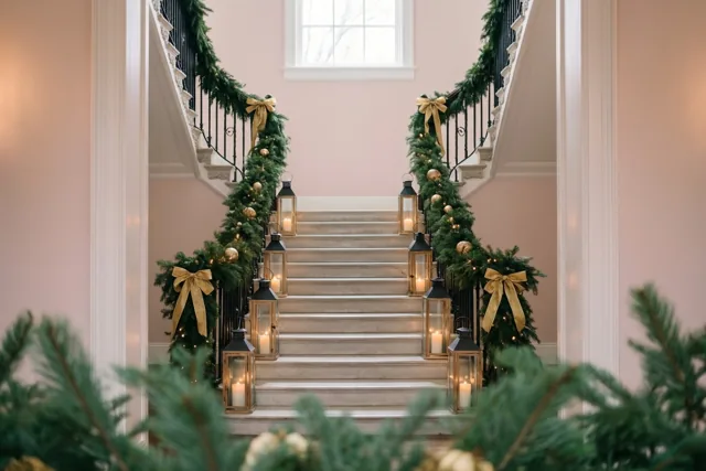 Kerst in een feestelijk huis